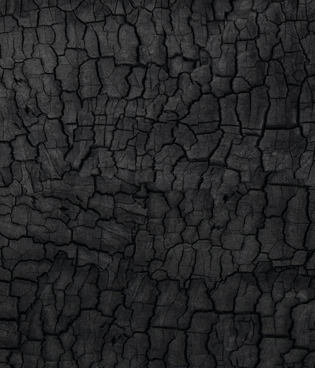 Material close up Bruned Wood